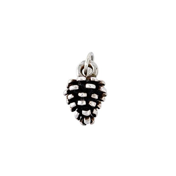 Sequoia Pinecone Charm | Vintage Sterling Silver - Picture 2 of 6